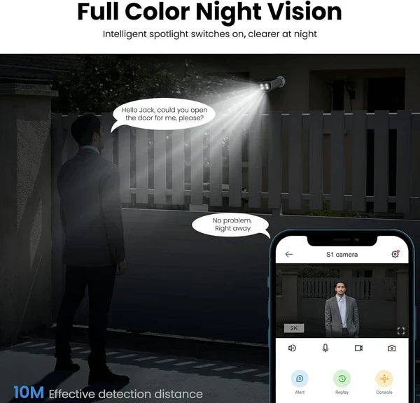 Aoqee SolarGuard - 2K Outdoor Security Camera