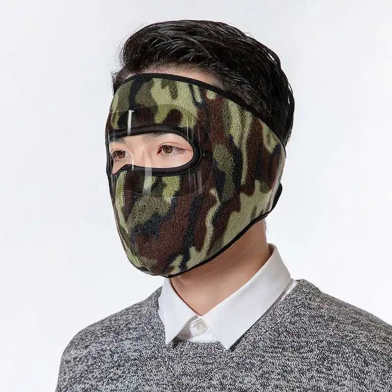 Winter Motorcycle Face Mask with Goggles