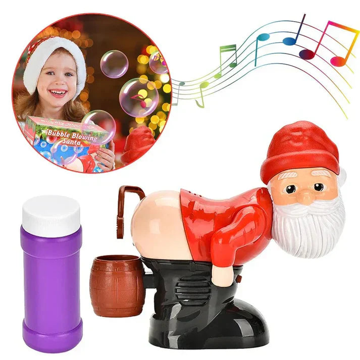 Santa Bubble Blower – Lights & Music
