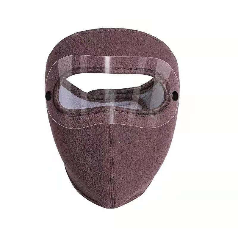 Winter Motorcycle Face Mask with Goggles