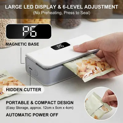 Mini Bag Heat Sealer – Rechargeable & Handy