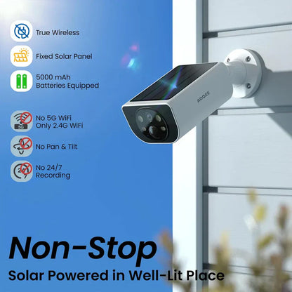 Aoqee SolarGuard - 2K Outdoor Security Camera