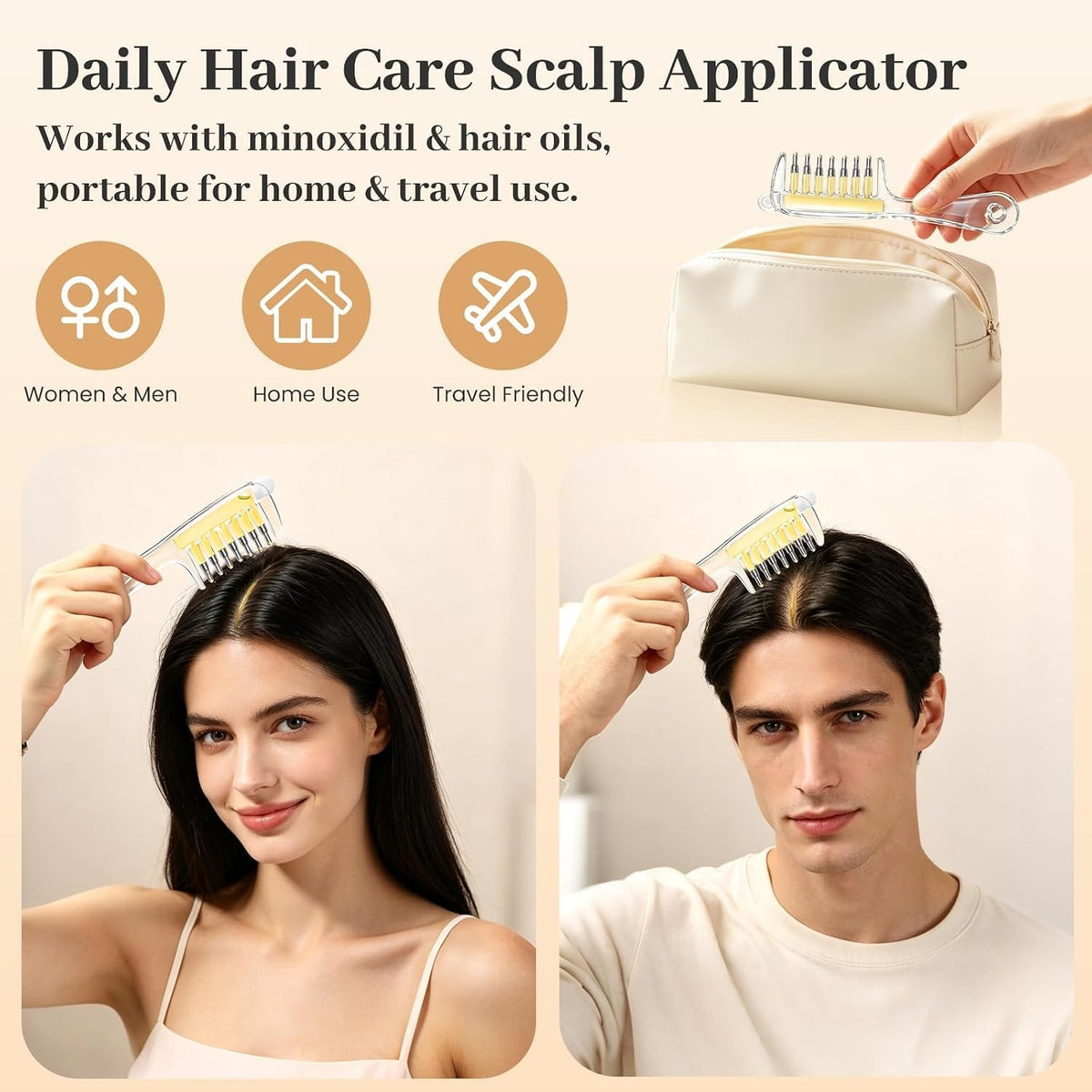 Scalp Oil Applicator Comb