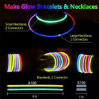 Glow Sticks Party Pack – 100 pcs with Connectors