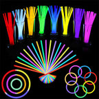 Glow Sticks Party Pack – 100 pcs, 8" with Connectors