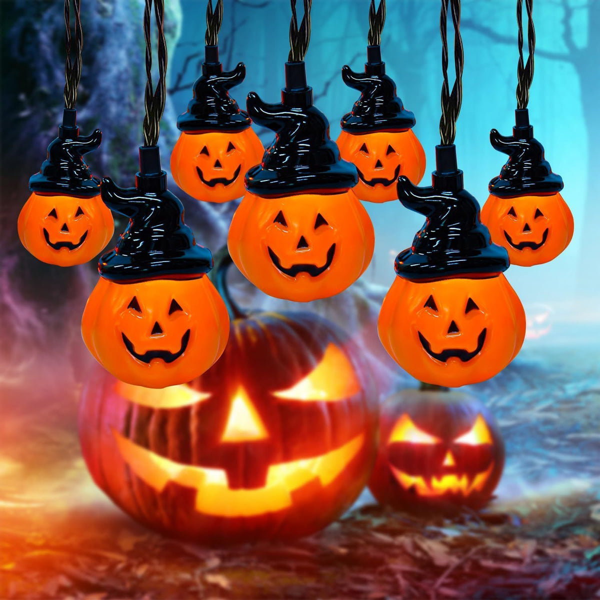 Mini Pumpkin LED String Lights – Halloween Fairy Lights