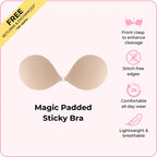 Padded Sticky Bra – Reusable Lift & Cleavage