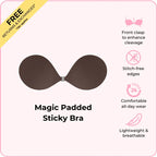 Padded Sticky Bra – Reusable Lift & Cleavage