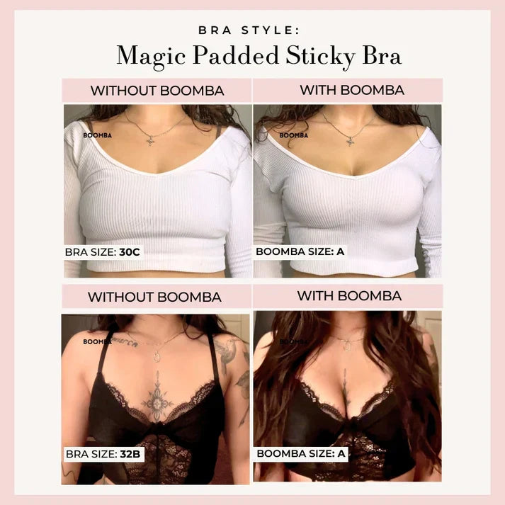 Padded Sticky Bra – Reusable Lift & Cleavage