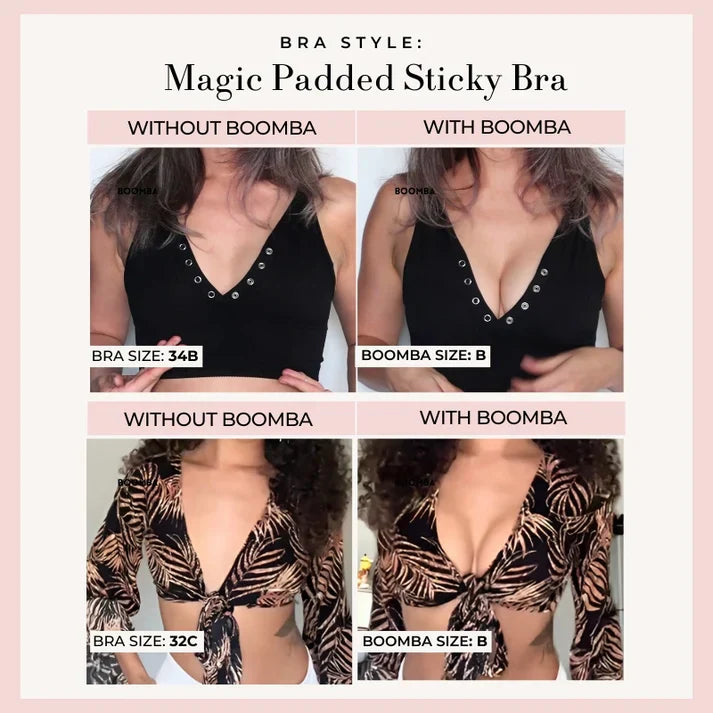 Padded Sticky Bra – Reusable Lift & Cleavage