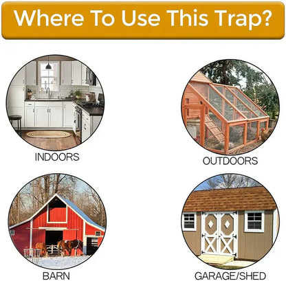 QunatroBay™ Bucket Lid Mouse Trap