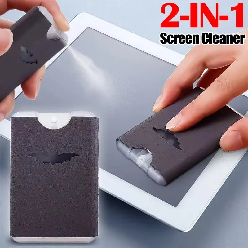 2-in-1 Microfiber Screen Cleaner Spray