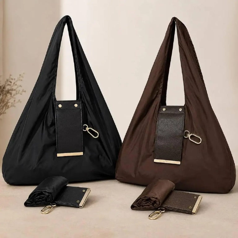 Foldable Shopping Tote Keychain