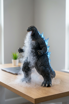 Figurine brumeuse Kaiju atomique – Humidificateur LED
