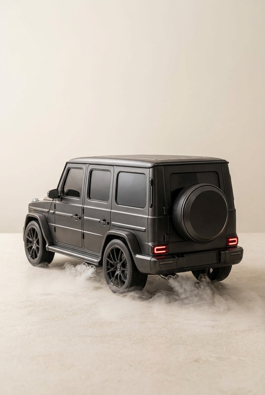 Black Boxy Mist SUV – LED-Luftbefeuchter