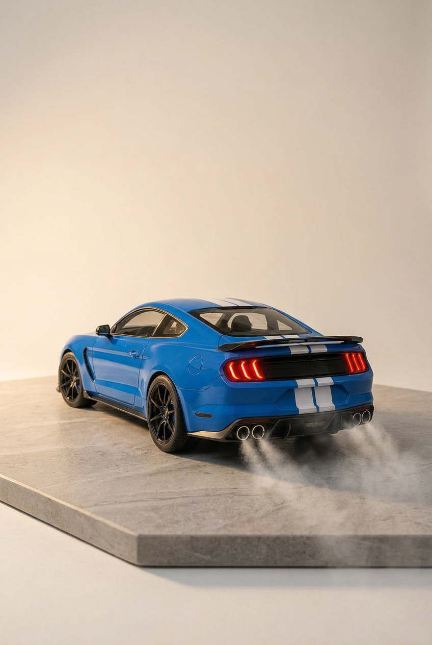Voiture brumisateur bleue – Humidificateur LED