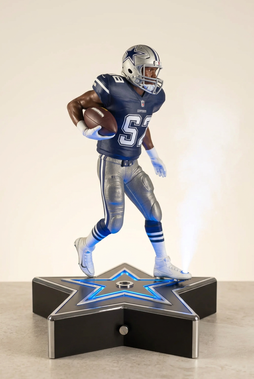 Blue Star Running Back Luftbefeuchter im Nebelzerstäuber-Design
