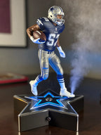 Blue Star Running Back Mist Figure – LED Humidifier with Glowing Mist Effect