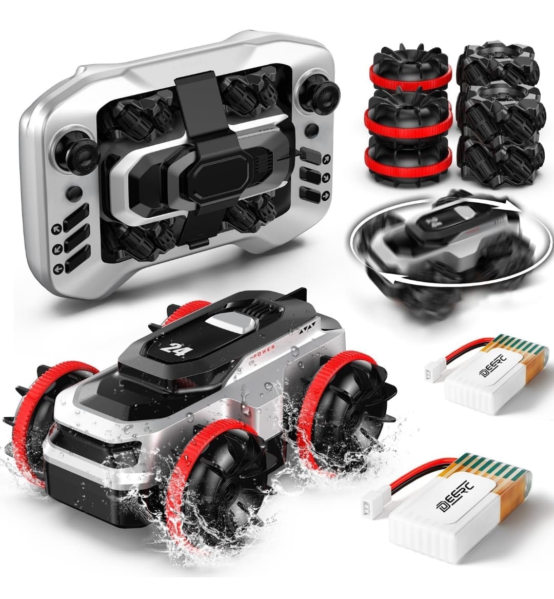 Amphibious RC Car – 4WD Drift & Stunt Play