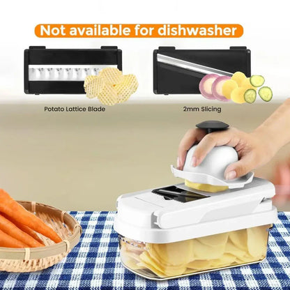 SlicePro™ Premium Vegetable Chopper & Dicer with Multi-Blade System