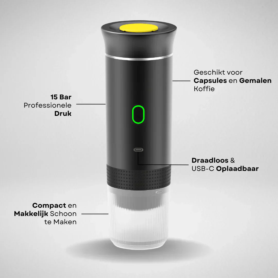 QunatroBay™ BrewMate 3-in-1 Portable Espresso Maker