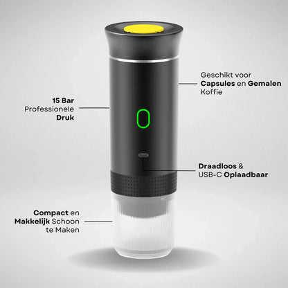 QunatroBay™ BrewMate 3-in-1 Portable Espresso Maker