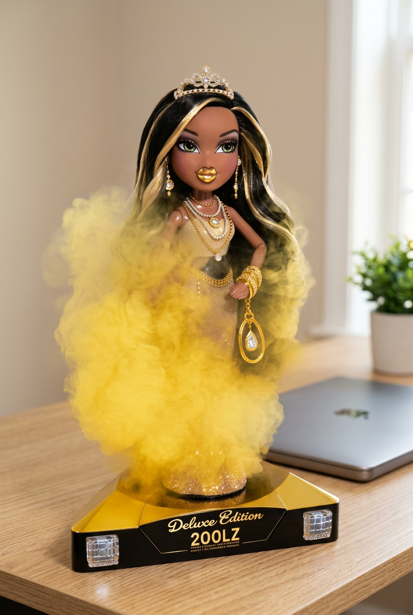 Gold Deluxe Doll Mist Figur – Luftbefeuchter