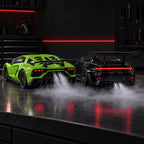 Green V12 Mist Car – LED Humidifier with Exhaust Smoke Effect