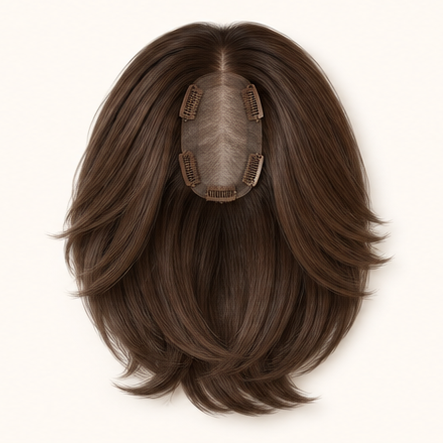 Hair topper – Dark Brown