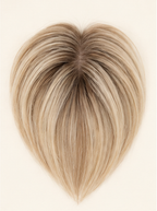 Front parting with hair topper