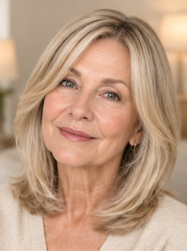 Human hair topper – natural-looking fullness