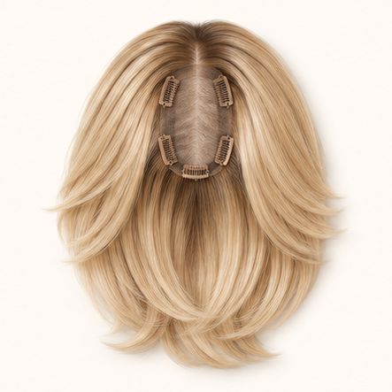 Hair topper – Honey Blonde