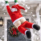 Giant Hanging Santa Outdoor Christmas Decoration (6'7")