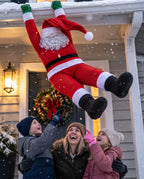 Giant Hanging Santa Outdoor Christmas Decoration (6'7")