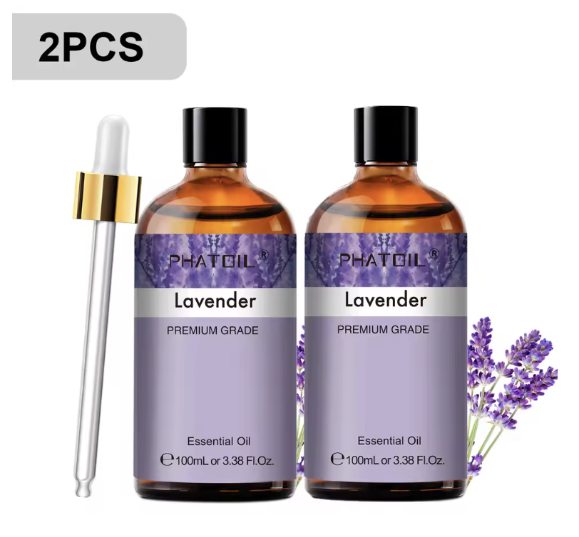 Lavender Essential Oil 2-Pack for Mist Humidifiers & Diffusers