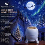 Christmas Star Projector – Santa Sleigh Sky