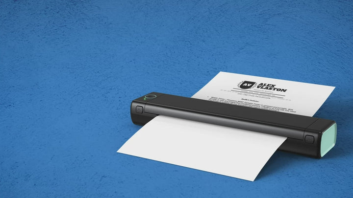 How to use the M08F portable printer on Windows (USB)