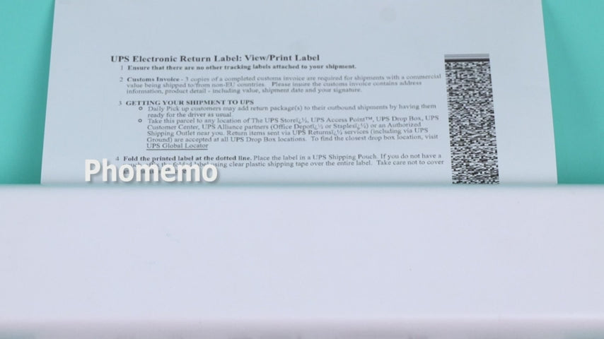 Phomemo M08F portable printer video