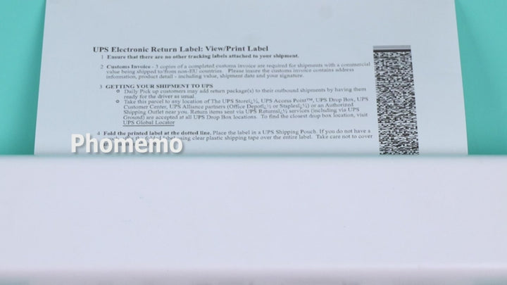Phomemo M08F portable printer video