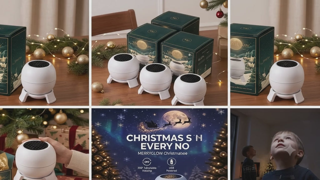 Christmas Star Projector – Santa Sleigh Sky