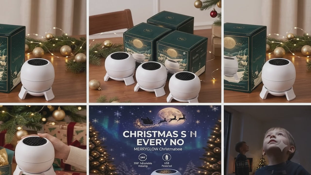 Christmas Star Projector – Santa Sleigh Sky