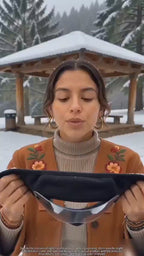 Winter Motorcycle Face Mask with Goggles