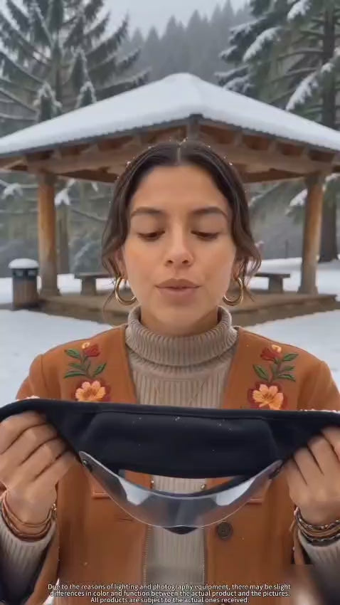 Winter Motorcycle Face Mask with Goggles