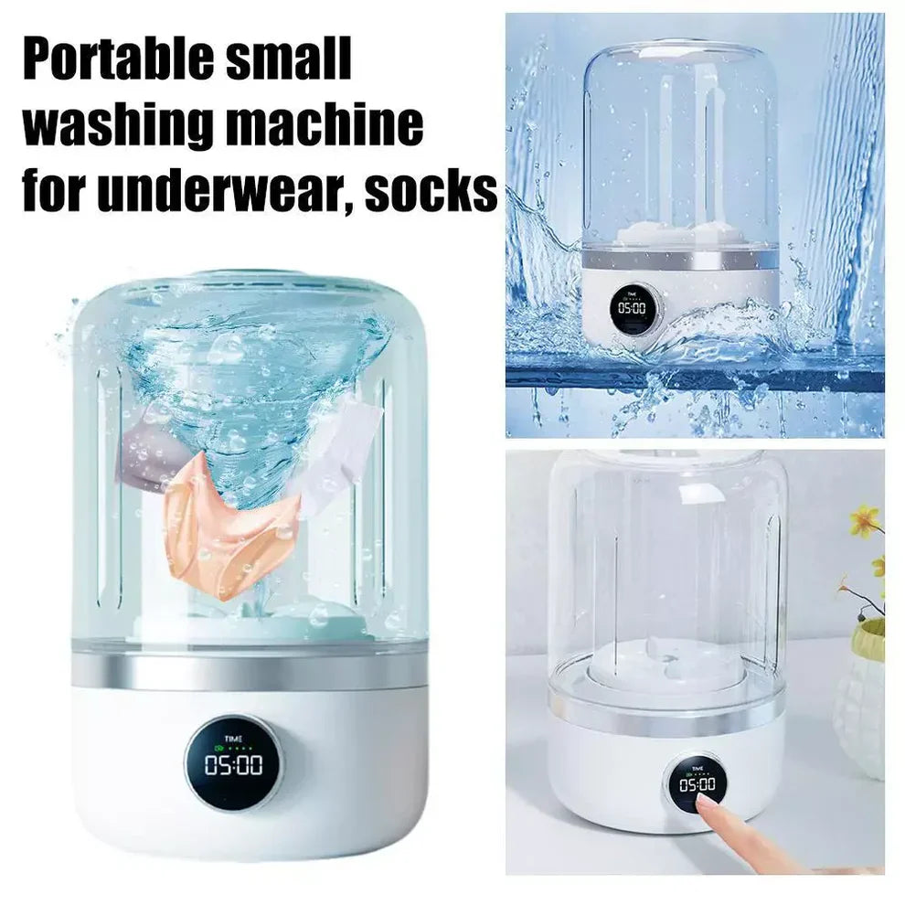Tragbare Mini-Waschmaschine – Kompakt