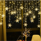 Snowflake Curtain Lights – 10.5 ft LED
