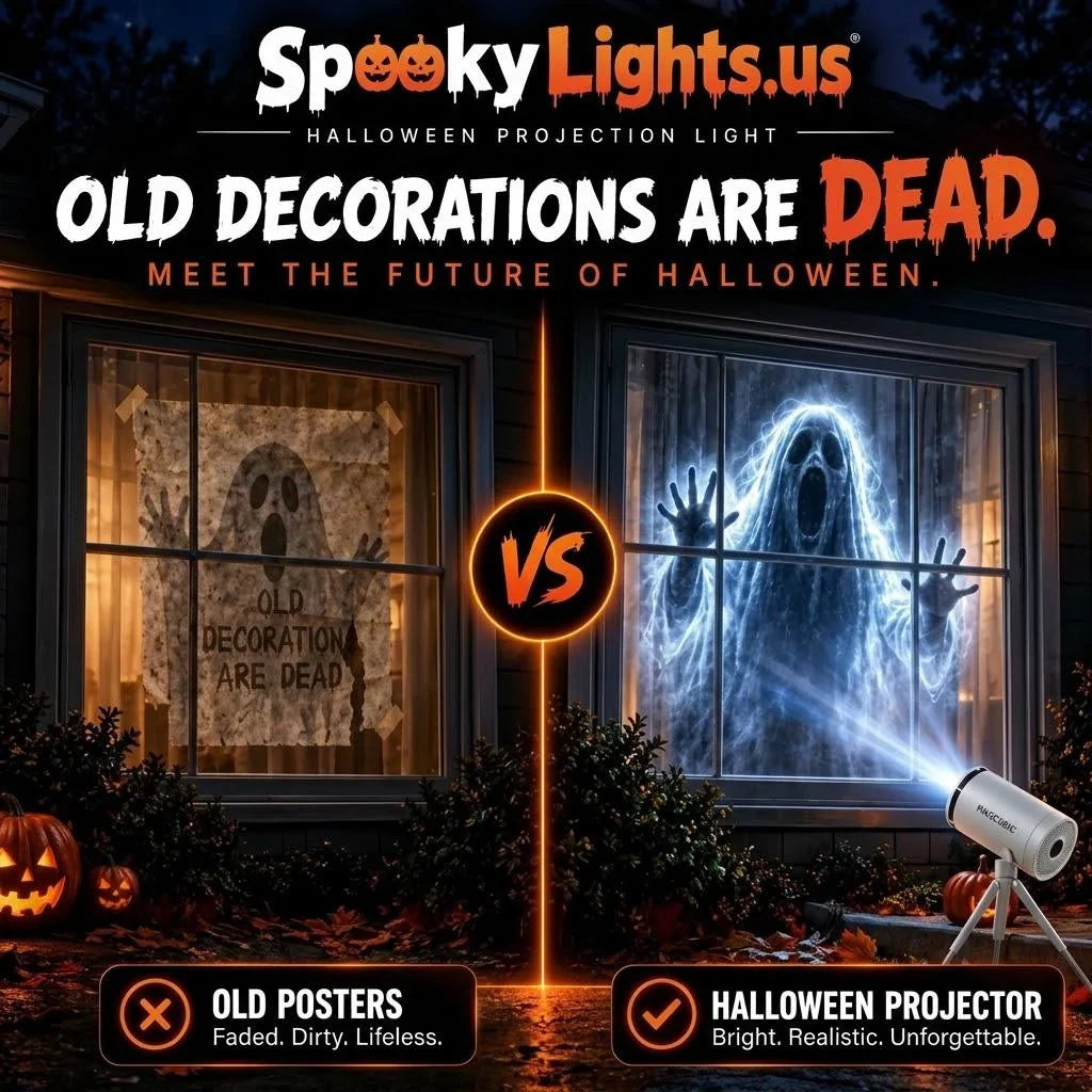 SpookyLights Halloween Window Projector