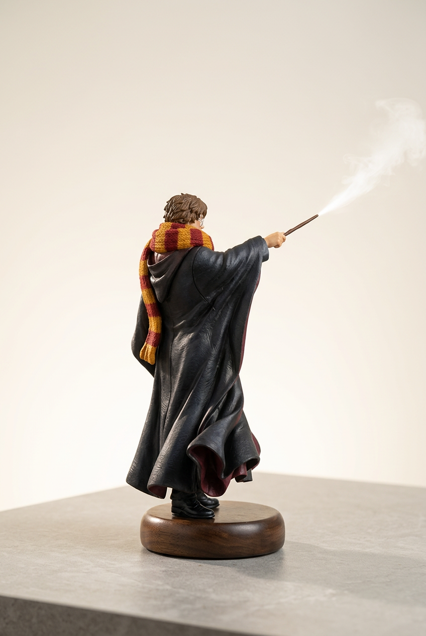 Zauberstab-Zauberer-Nebel-Figur – LED-Luftbefeuchter